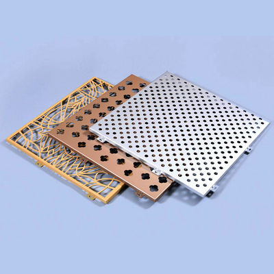 خرید پانل های دیوار پرده ای آلومینیومی دوامدار رنگ فلزی PVDF / پوشش پودری online manufacture