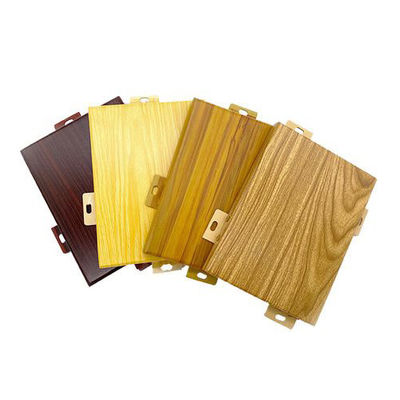 خرید ورق های آلومینیوم سوراخ شده چوبی 1.5mm-6mm ضخامت برای دکوراسیون داخلی online manufacture