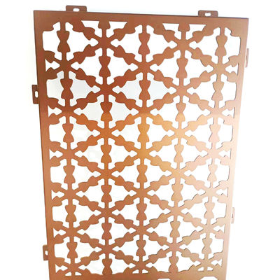 خرید پانل آلومینیوم سوراخ شده با کیفیت مس با دوام برای پوشش دیوار پرده و تزئینات online manufacture