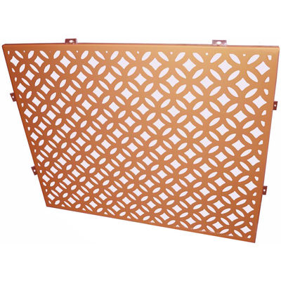 خرید پانل آلومینیوم سوراخ شده با مقاومت بالا برای پوشش و تزئین دیوار پرده online manufacture