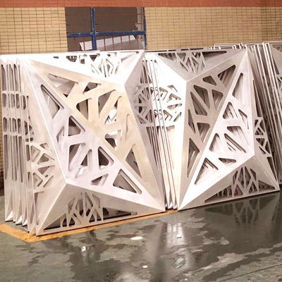 خرید پانل های پوششی آلومینیوم 3D سوراخ شده برای تزئین نمای ساختمان های شیک online manufacture