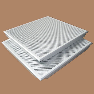 پانل های سقف آلومینیوم سوراخ شده 300x300mm کاشی برای تزئین سقف