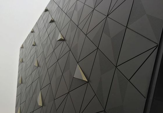 سوراخ کردن شبکه فلزی گسترش یافته برای شبکه نمای پوششی ورق شبکه فلزی گسترده شبکه فلزی پرده صفحه نمای