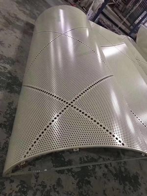 پانل های دیواری بیرونی آلومینیومی تزئینی پانل های دیواری بیرونی سوراخ شده