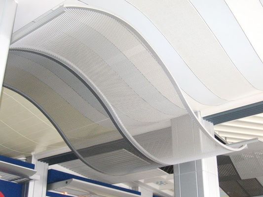 پوشش دیواری بیرونی رنگ جامد داخلی و خارجی آلیاژ معماری پرده دیواری چوب آلومینیوم فنیر