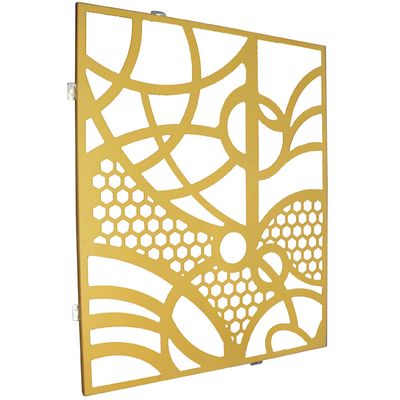 پنل آلومینیوم سوراخ شده با کیفیت پایدار و مقاوم برای پوشش دیوار پرده و تزئینات