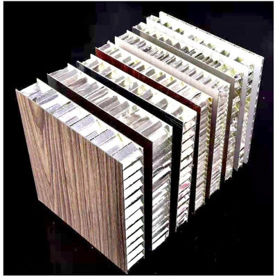 HPL ساندویچ مواد ترکیبی آلومینیوم پنل عسل با رنگ های چوبی تقلید شده 5-50mm ضخامت